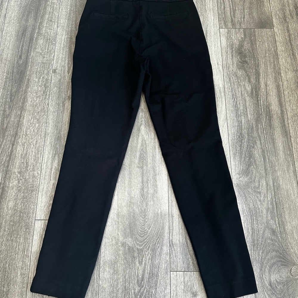 Anthropologie Maeve Ankle Zip Pants Black Size 10 Career Office - Picture 6 of 16